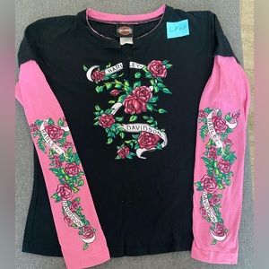 Harley Davidson woman’s Large long sleeve